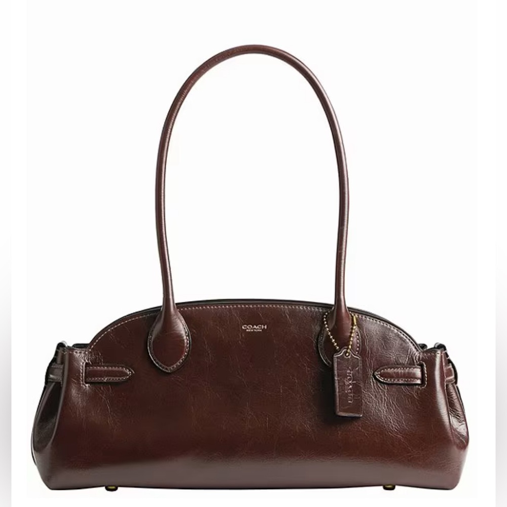 Coach Empire Carryall Bag 34
Dark Brown Leather Shoulder Bag